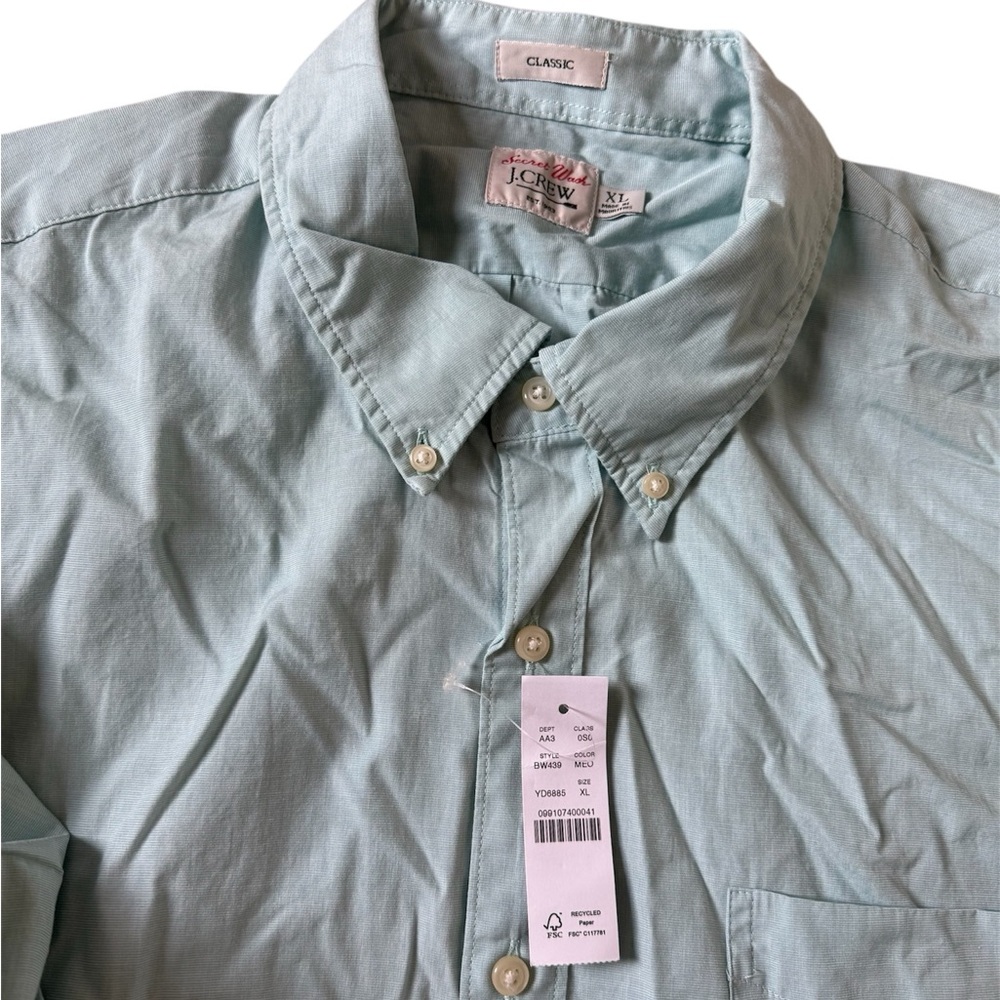 J. Crew Secret Wash cotton poplin shirt